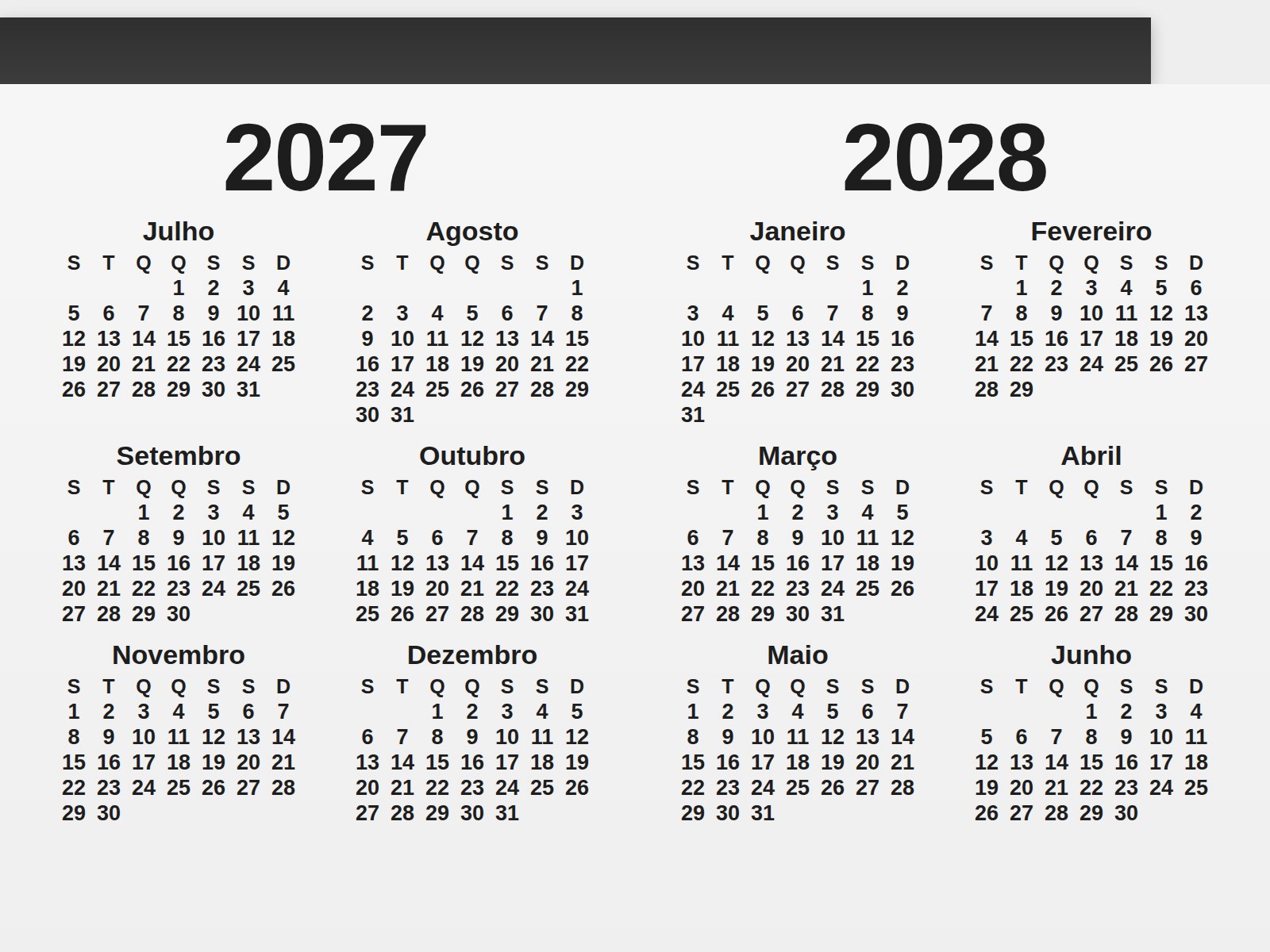 Calendário do curso de hipnoterapia